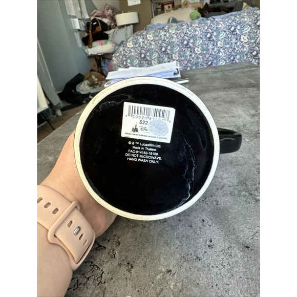 Lucasfilm Metal Logo Black Coffee Mug Cup Stein - Picture 6 of 6